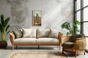 Framed Photo Mockup 12x24 in, a Household Mockup by Mockups by Carlos Viloria (Thumbnail 4 of 5)