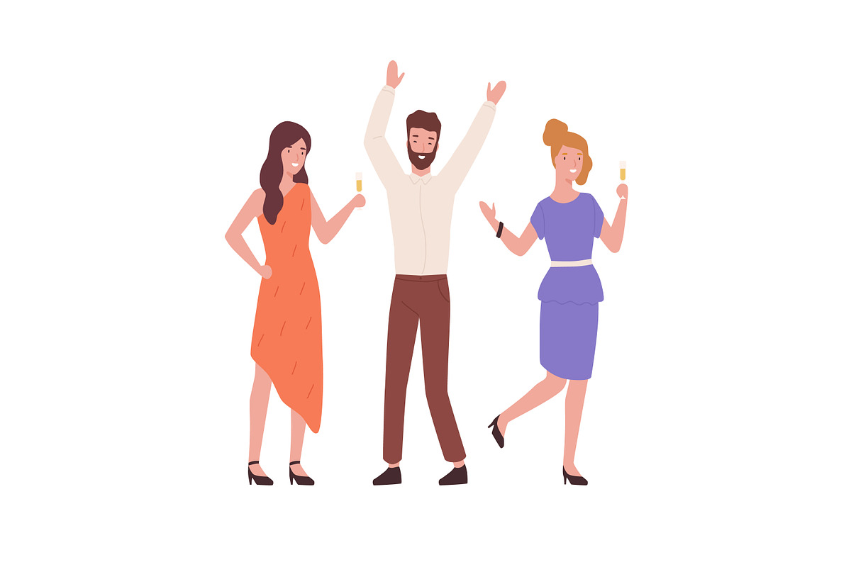 People at a party, a Person Illustration by Good Studio (Photo 2 of 3)