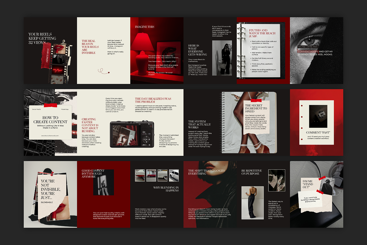 Carousels for Social Media Managers, a Social Media Template by Meraki Templates (Photo 7 of 10)