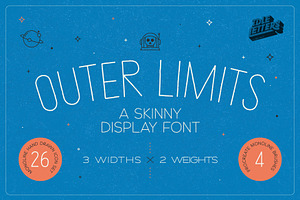 Outer Limits - Skinny Display Font