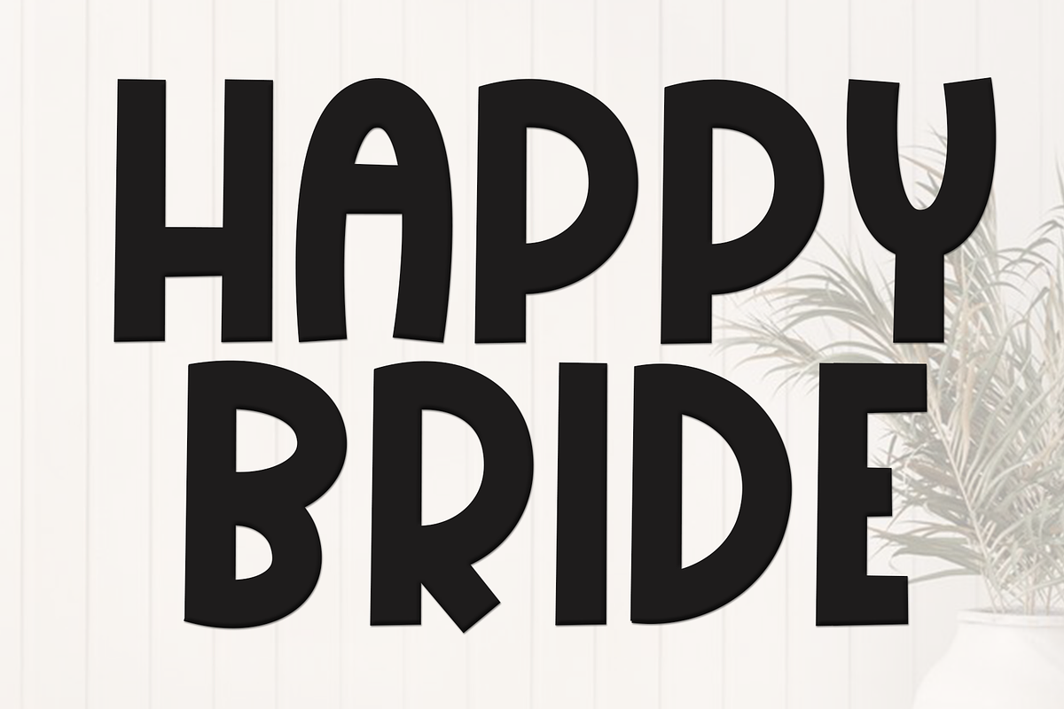 Happy Bride, a Script Font by FreshTypeINK (Photo 4 of 6)