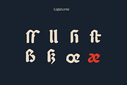 Medieval Grammar blackletter font, a Blackletter Font by kaer_shop (Thumbnail 12 of 13)