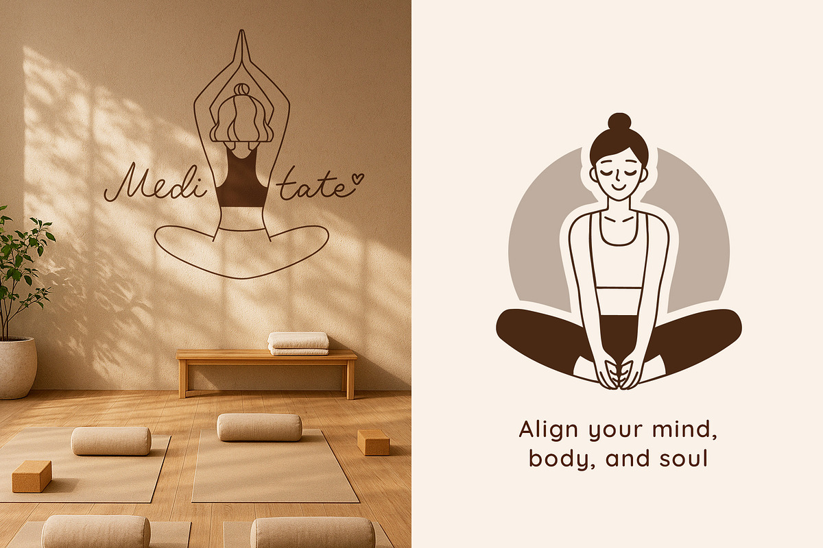 Do Yoga : Line Art Illustrations, a Person Illustration by Greywitch_Lola (Photo 6 of 10)