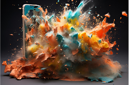 Dangerous Smart phone exploded, a Technology Photo by Ylivdesign