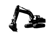 Excavator Construction Vector Bundle, an Illustration by Amazin_art (Thumbnail 16 of 51)
