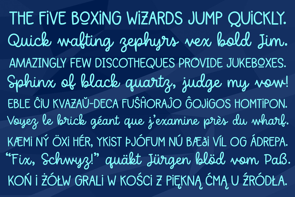 Salty Dish font duo, a Sans Serif Font by Missy Meyer (Photo 3 of 8)