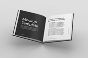Hardcover Square Book Mockup, a Books & Magazine Mockup by Petr Stránský (Thumbnail 6 of 21)