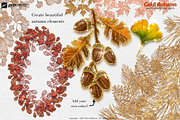 Procreate Gold Autumn Metallic Brush, a Brush Add-On by Fashion Workshop Bkk (Thumbnail 5 of 13)