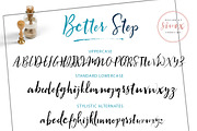 Better Step | Natural Brush Font, a Script Font by Siwox Studios (Thumbnail 9 of 9)