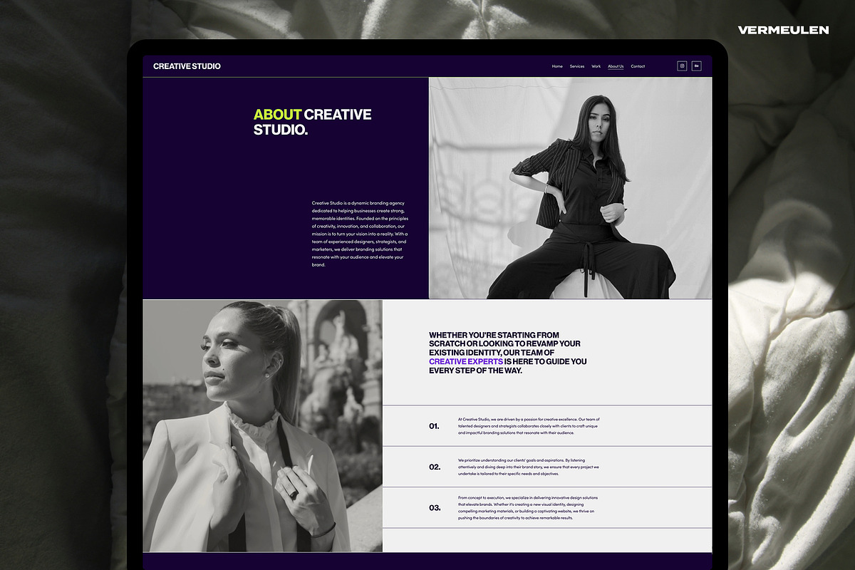 Squarespace Website Template | Bold, a Squarespace Template by Vermeulen Design Studio (Photo 7 of 8)