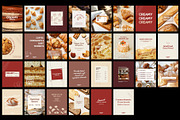 Bakery Instagram Canva Template, a Social Media Template by Mia Branding Studio (Thumbnail 4 of 4)