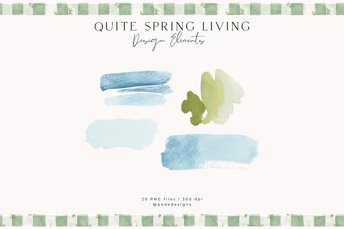 Quite Spring Living Collection, a Seasonal Illustration by PeDe Designs (Photo 22 of 27)