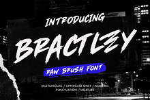Bractley Bold Streetwear Brush Font