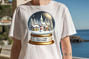 Small Town Christmas Globe PNG, an Illustration by DreamPrint404 (Thumbnail 2 of 7)