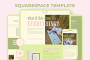 Squarespace Author Website Template, a Squarespace Template by Billie Grace Studio (Thumbnail 1 of 8)