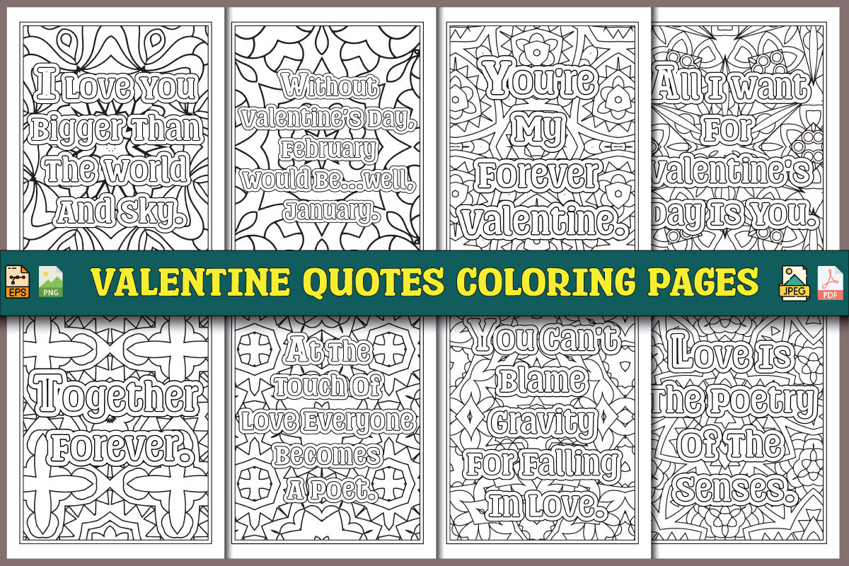 1000 Quotes Coloring Pages, an Object Graphic by protabsorkar11 (Photo 16 of 22)