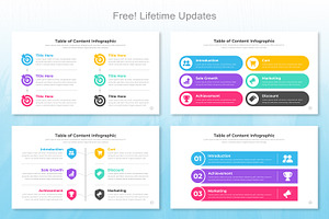 Table Of Content Infographic