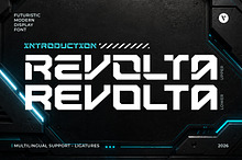 Revolta - Tech Display Font