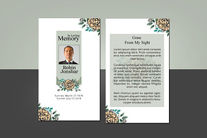 Funeral Prayer Card Template-V07