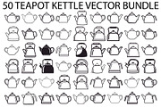Teapot Kettle Vector Bundle, an Illustration by Designs_River (Thumbnail 1 of 51)