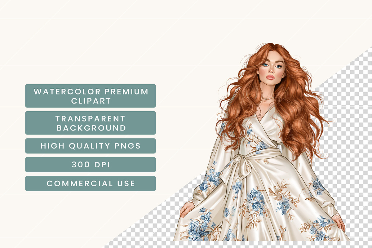 Coastal Grandmillennial Clipart, an Object Illustration by BusyDaydesign (Photo 7 of 9)