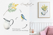 BLOOMING SPRING - Watercolor set, an Illustration by Navenzeles (Thumbnail 5 of 12)
