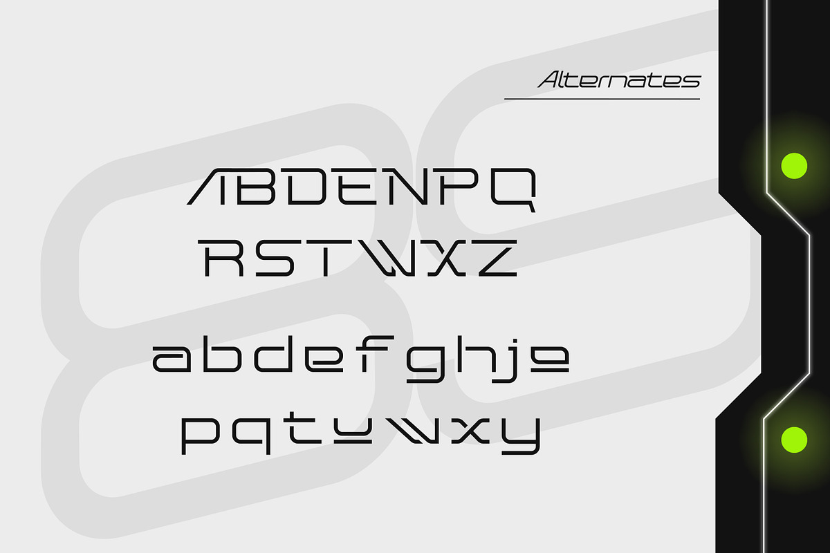 Acrofast, a Sans Serif Font by Rishsketch (Photo 9 of 13)