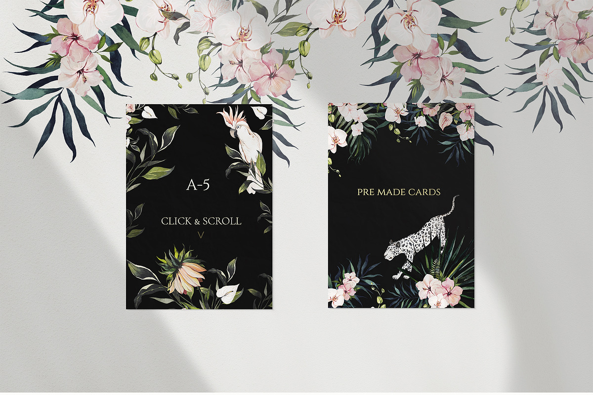 TROPICAL PARADISE-watercolor set, an Object Graphic by Natalia Tugova (Photo 8 of 17)