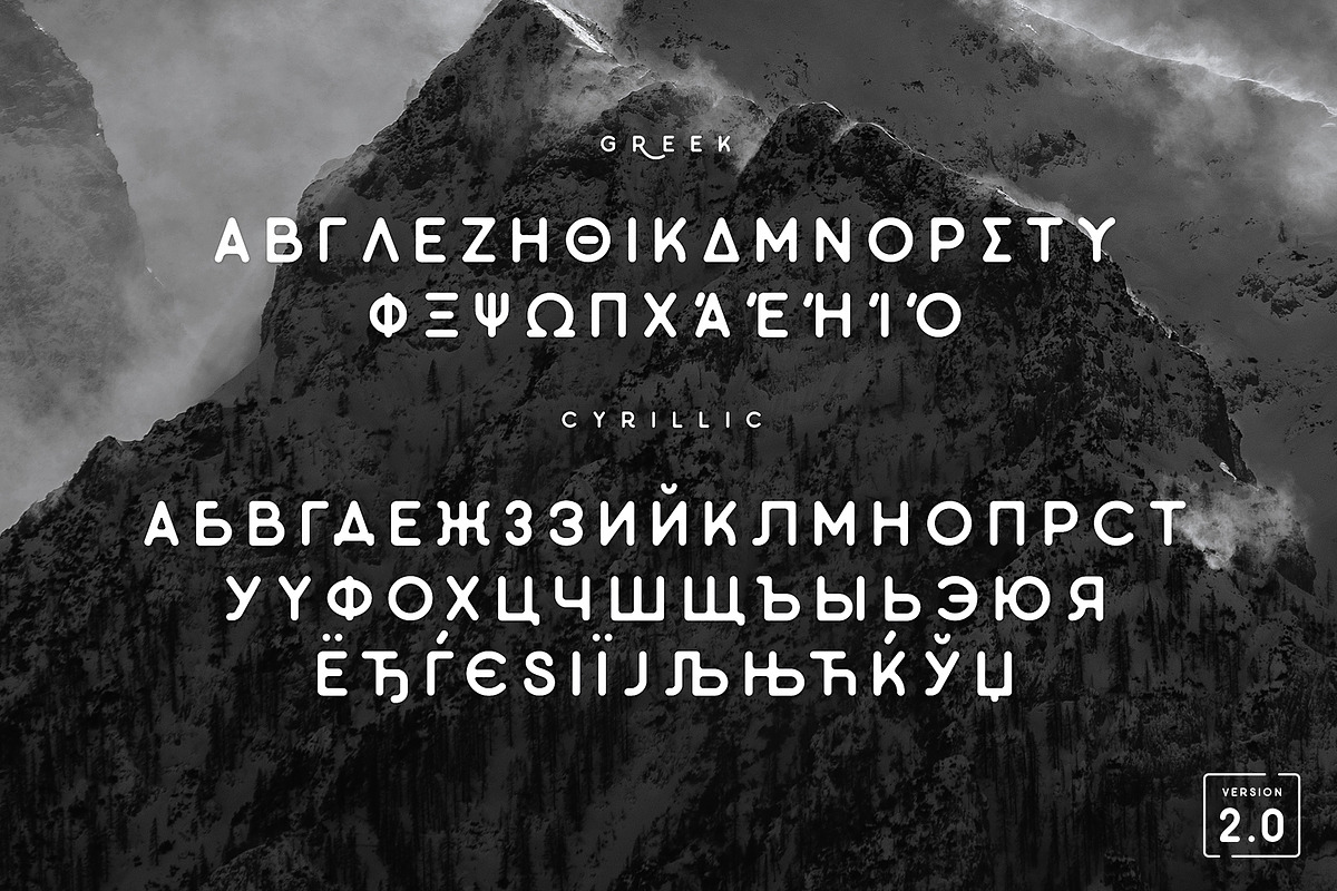 Minimalust Typeface - 2020 UPDATE, a Font by Wandery Supply (Photo 7 of 16)