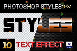 10 Creative Photoshop Styles V78