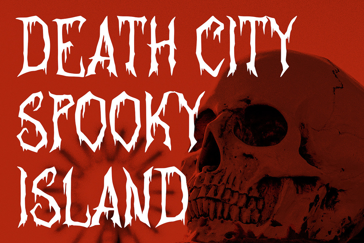 Frozzedt Dripping Display Font, a Blackletter Font by Maulana Creative (Photo 4 of 7)