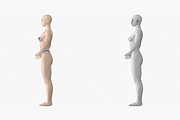 Natural Female 01 A-Pose Base Mesh, a Characters & Person 3D Model by VK Studio (Thumbnail 9 of 26)