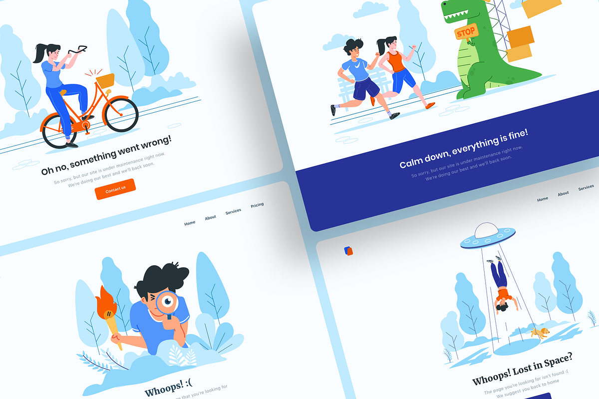 ERROR - Emptystates Illustration, a Templates & Theme by Designspace (Photo 5 of 6)