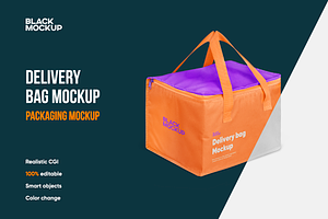 Delivery Bag Mockup