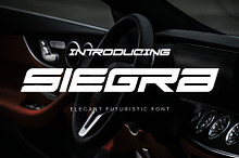 Siegra - Sporty Tech Font