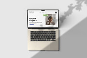 Macbook Air 15 Mockup, a Mac Mockup by graphicpages (Thumbnail 8 of 15)