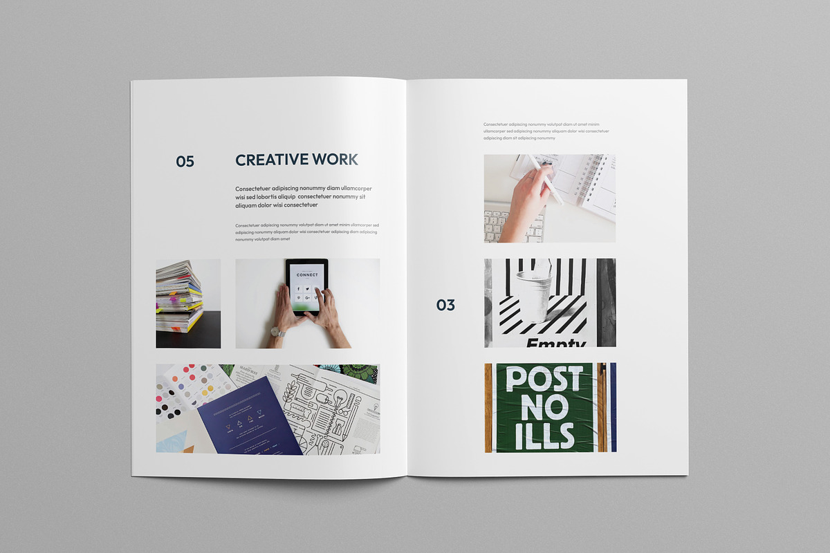 Graphic Design Portfolio, a Brochure Template by Pixelpick (Photo 5 of 8)