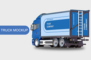Truck Mockup, a Cups & Container Mockup by MARCOS BRITO PRO (Thumbnail 2 of 5)