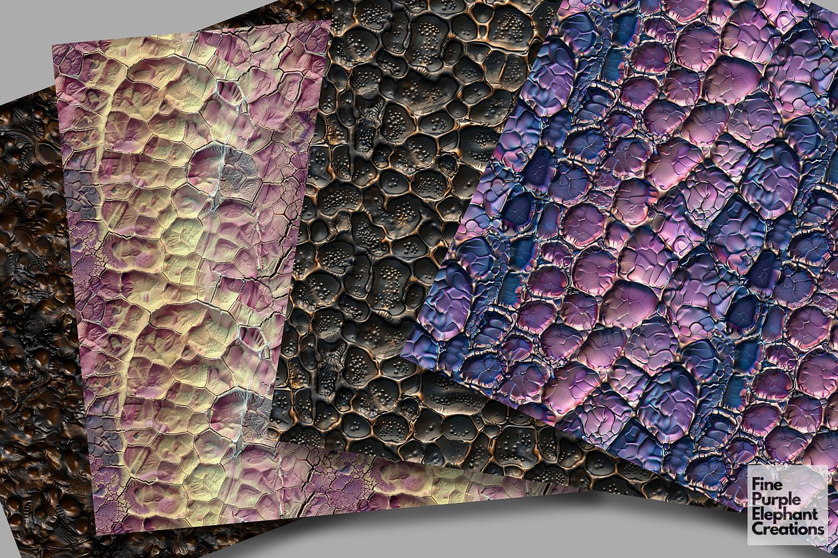 Alien Monster Skin Scales Texture, a Texture Graphic by Fine Purple Elephant (Photo 2 of 5)