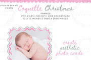 Coquette Christmas Pink Bow Greenery, a Seasonal Illustration by Essem Creatives (Thumbnail 3 of 7)