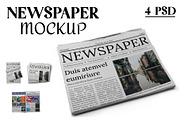 Newspaper Mockup, a Product Mockup by Mockupfit (Thumbnail 1 of 9)