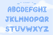Cloudy - Cute Decorative Font, a Symbol Font by Kanink Studio (Thumbnail 10 of 15)