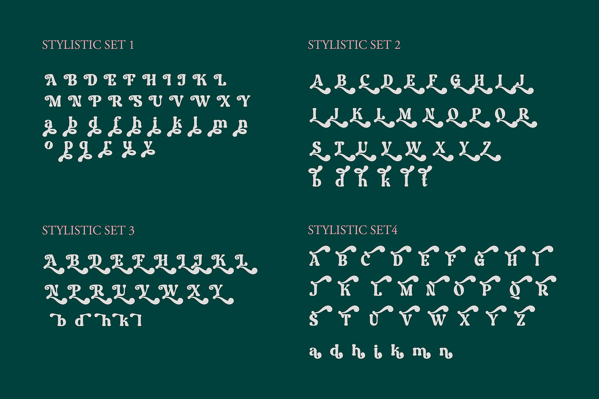 NCL Aekabih Muskey - Retro Groovy, a Serif Font by Enxyclo Studio (Photo 11 of 15)