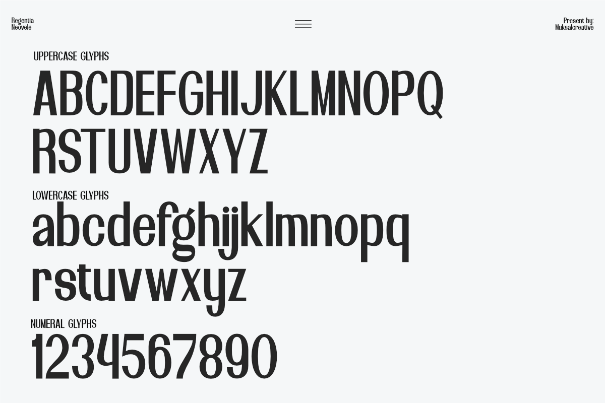 Regentia Neovele, a Sans Serif Font by Muksal Creative (Photo 9 of 10)