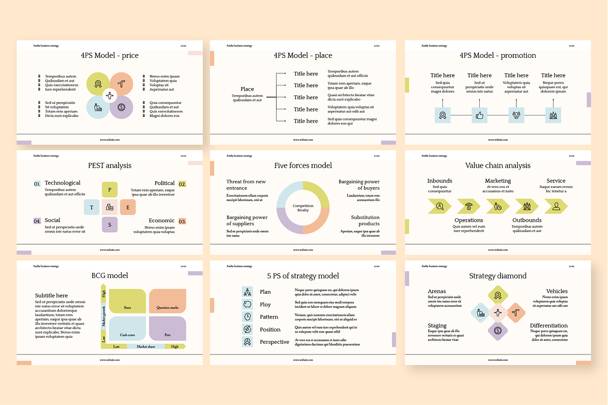 Business Strategy Presentation, a Presentation Template by Hamocreate (Photo 7 of 9)