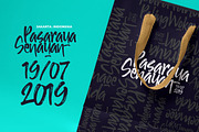 Samalona Textured Font, a Handwritten Font by AaType. (Thumbnail 6 of 10)