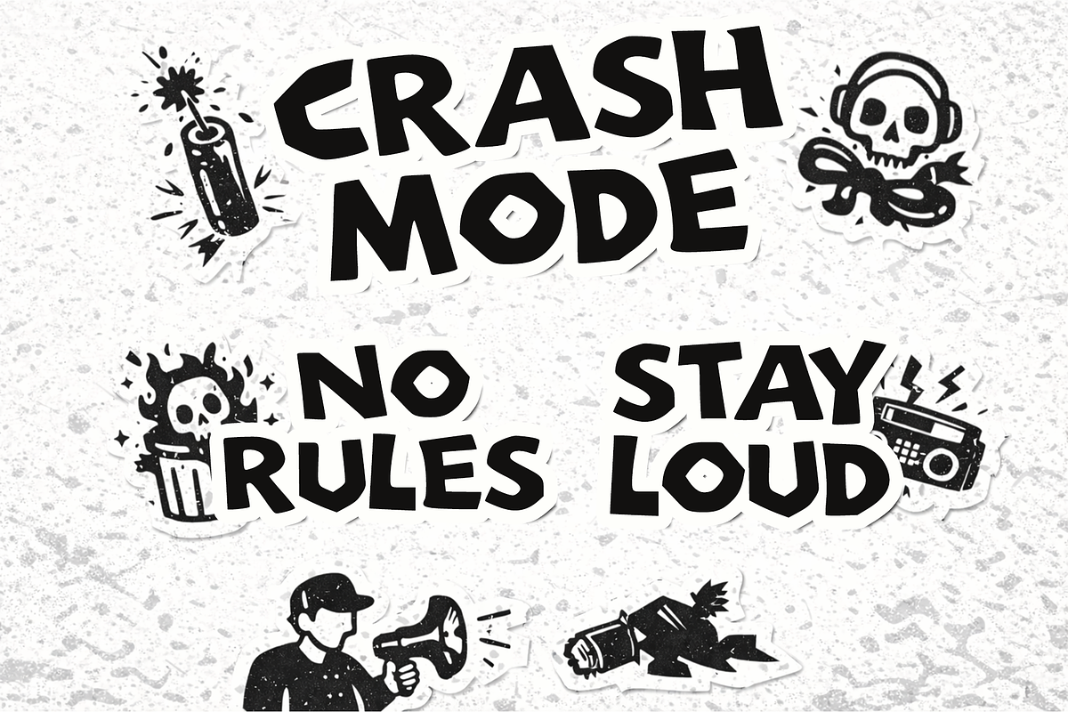 Chaos Block is a bold and playful, a Handwritten Font by cocodesign (Photo 3 of 8)