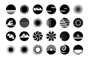 Sun Vector Logo Icon Collection, a Branding & Logo Template by Berkah Studio (Thumbnail 1 of 2)