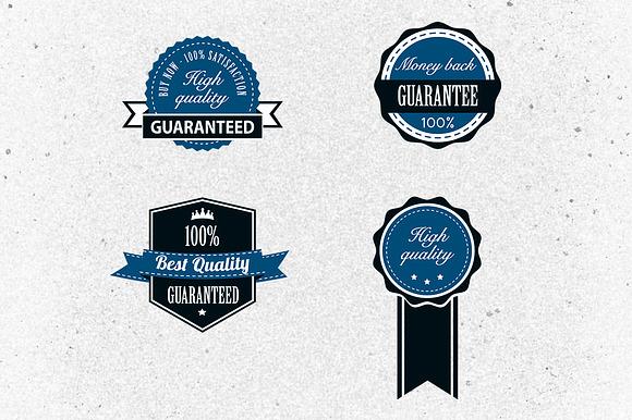 Editable Retro Badges Vector Pack preview 3