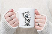 Whimsical Christmas Icy Blue Teddy B, an Illustration by designcity5 (Thumbnail 4 of 5)